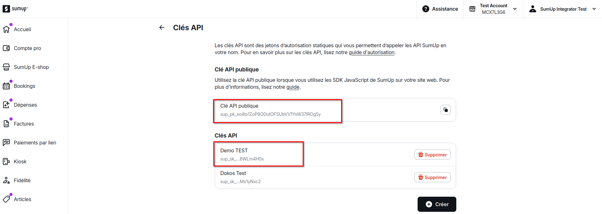 Clés publiques et privées